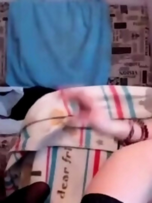 Hot Petite Chick fingerfucking herself...