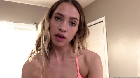 Skinny blonde fitted with a lot of dick in...